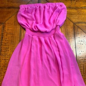 Purple Chiffon Dress from Express